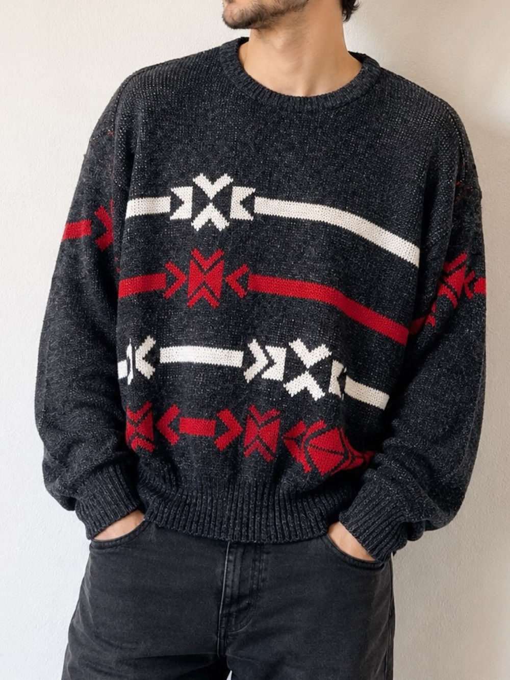 Tyrolia by Head Wool Ski Men’s Sweater L Classic Alpine Thick Pullover Vintage